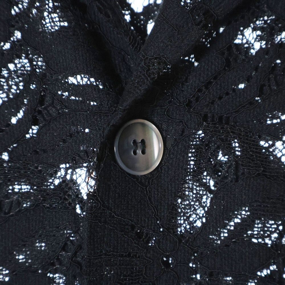 Needles (ニードルス) Cabana Shirt レース半袖シャツ ブラック