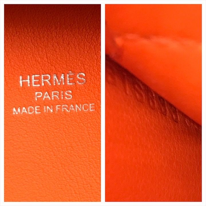 保管品 HERMES エルメス ジプシエール ミニ エバーカラー オレンジ P