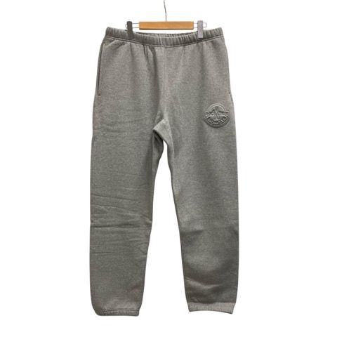 モンクレール MONCLER 23AW スウェットパンツ 無地 ロゴ コットン混 I209W8H00004 M グレー
