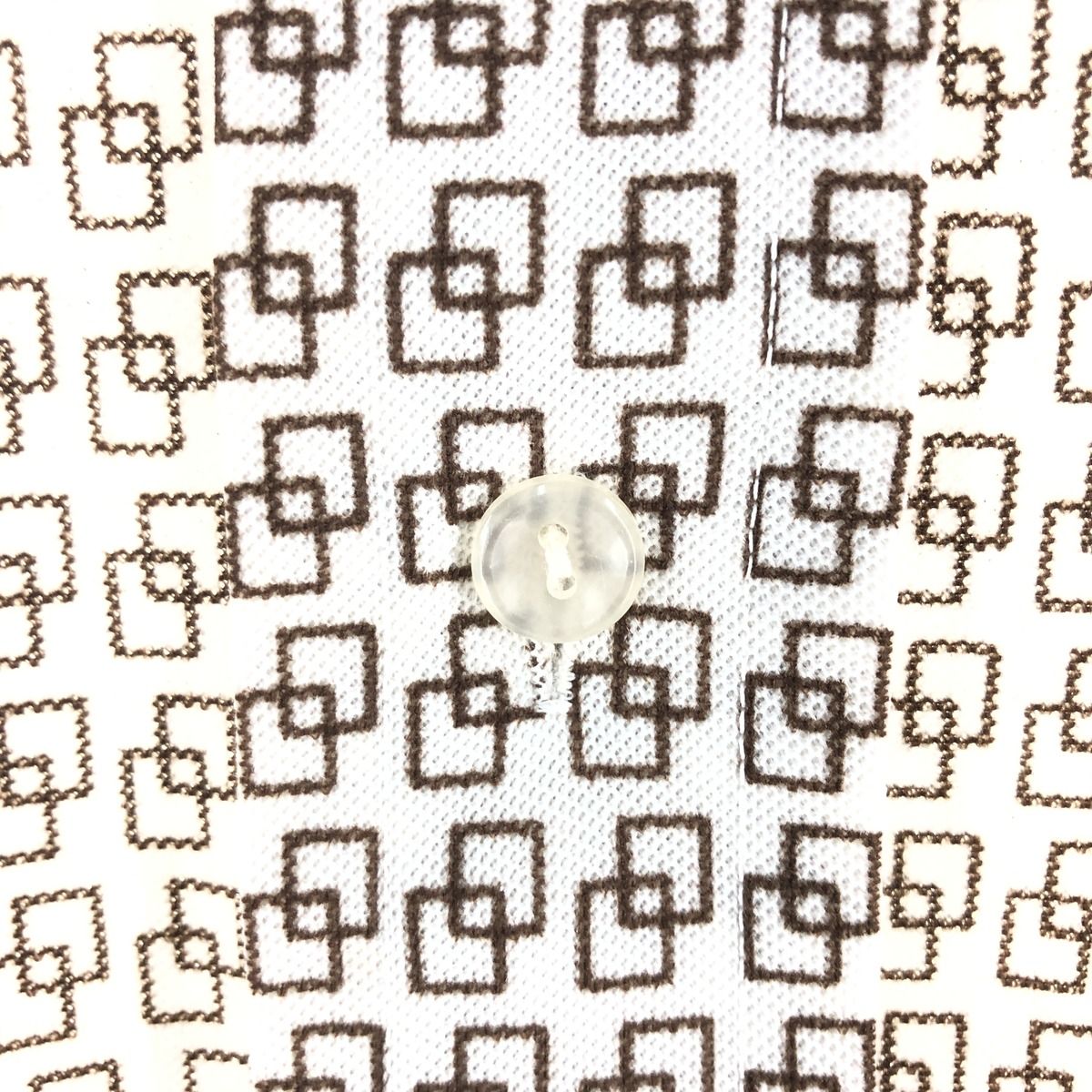 古着 70年代 アロー Arrow KNITS 総柄  鹿の子半袖 ポリシャツ メンズS相当 ヴィンテージ /eaa561092 古着 70年代 アロー Arrow KNITS 総柄 鹿の子半袖 ポリシャツ