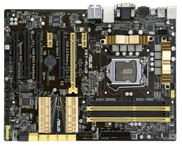 ASUS Motherboard Z87 - LGA Asus Z87-PLUS Intel ATX 0 Z87-Plus | and Used Overclockers potential