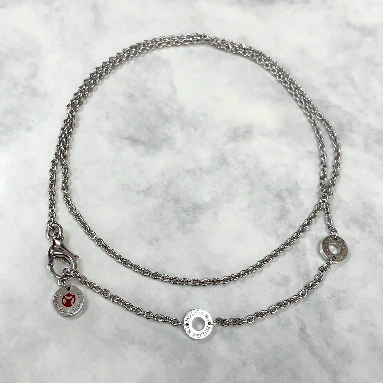 ☆*☆様 BVLGARI シルバー チェーンブレスレット BVLGARI ブルガリ ブルガリブルガリ・チェーンロゴブレスレット