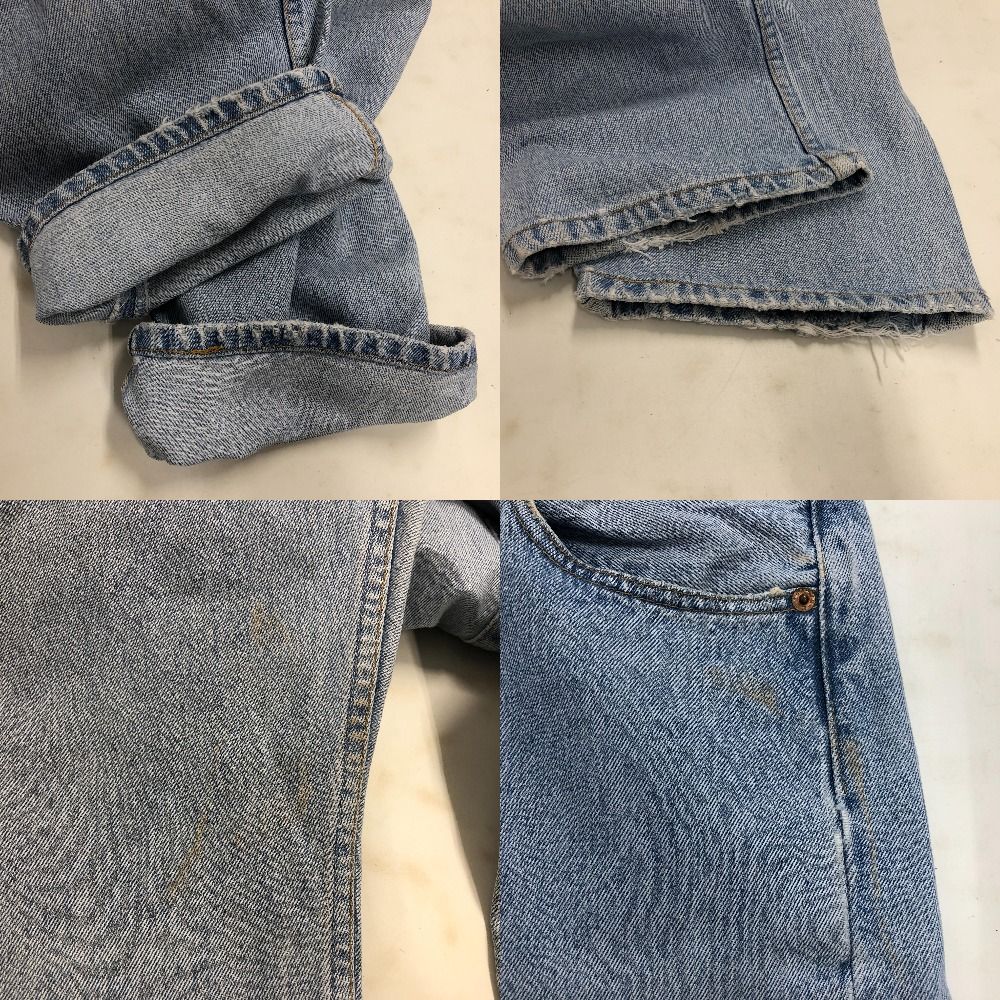 02w03217 リーバイス Levi's 90's 501 ボタンフライ ブルー USA製