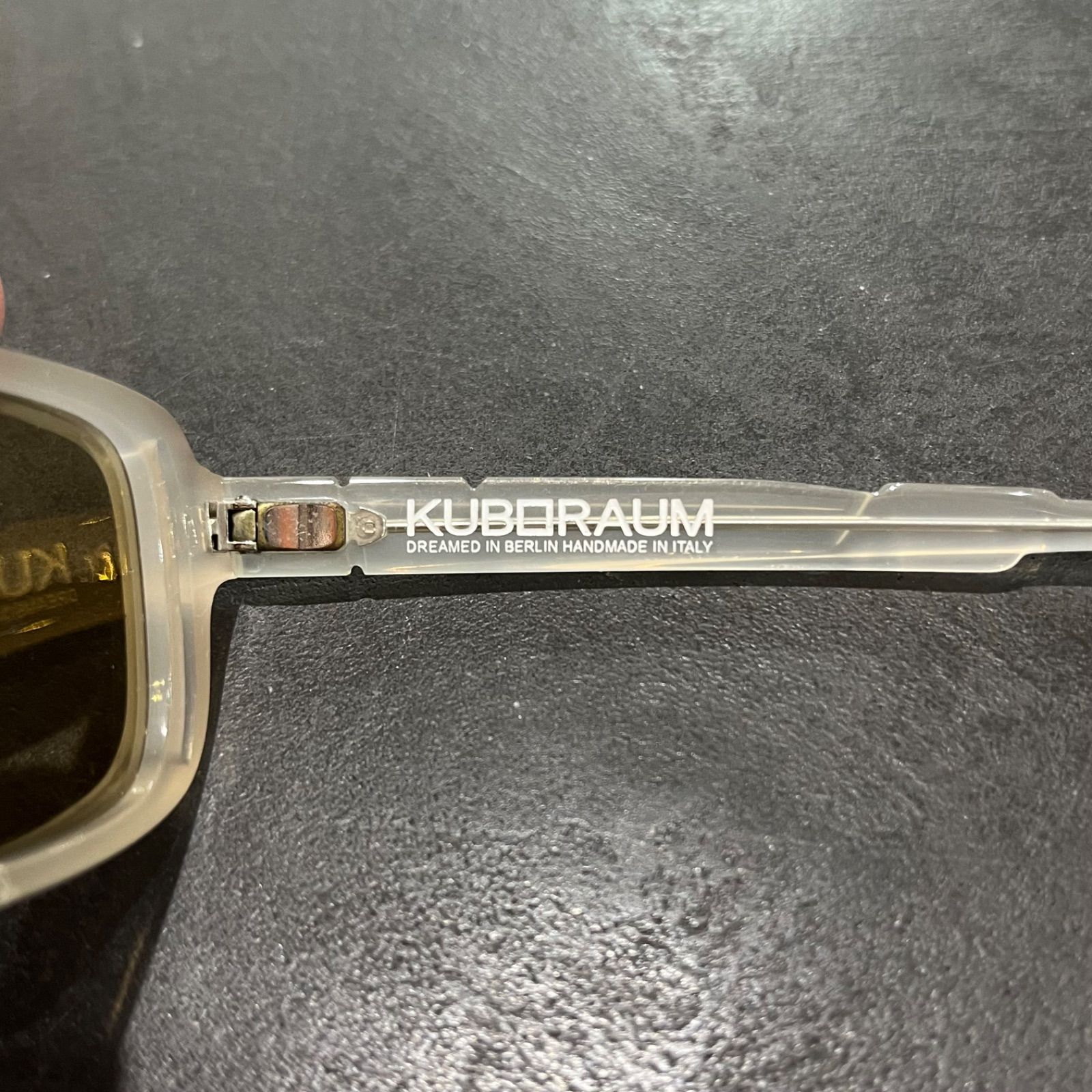 KUBORAUM Maske N12 サングラス メガネ 眼鏡 クボラム ホワイトクリア