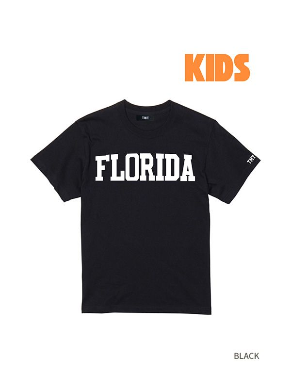 TMT Tシャツ キッズ FLORIDA 綿 100% 半袖 日本製 TCSF25SP02 5.6oz COTTON S/S Tee 人気 定番 数量限定 110cm 130 150
