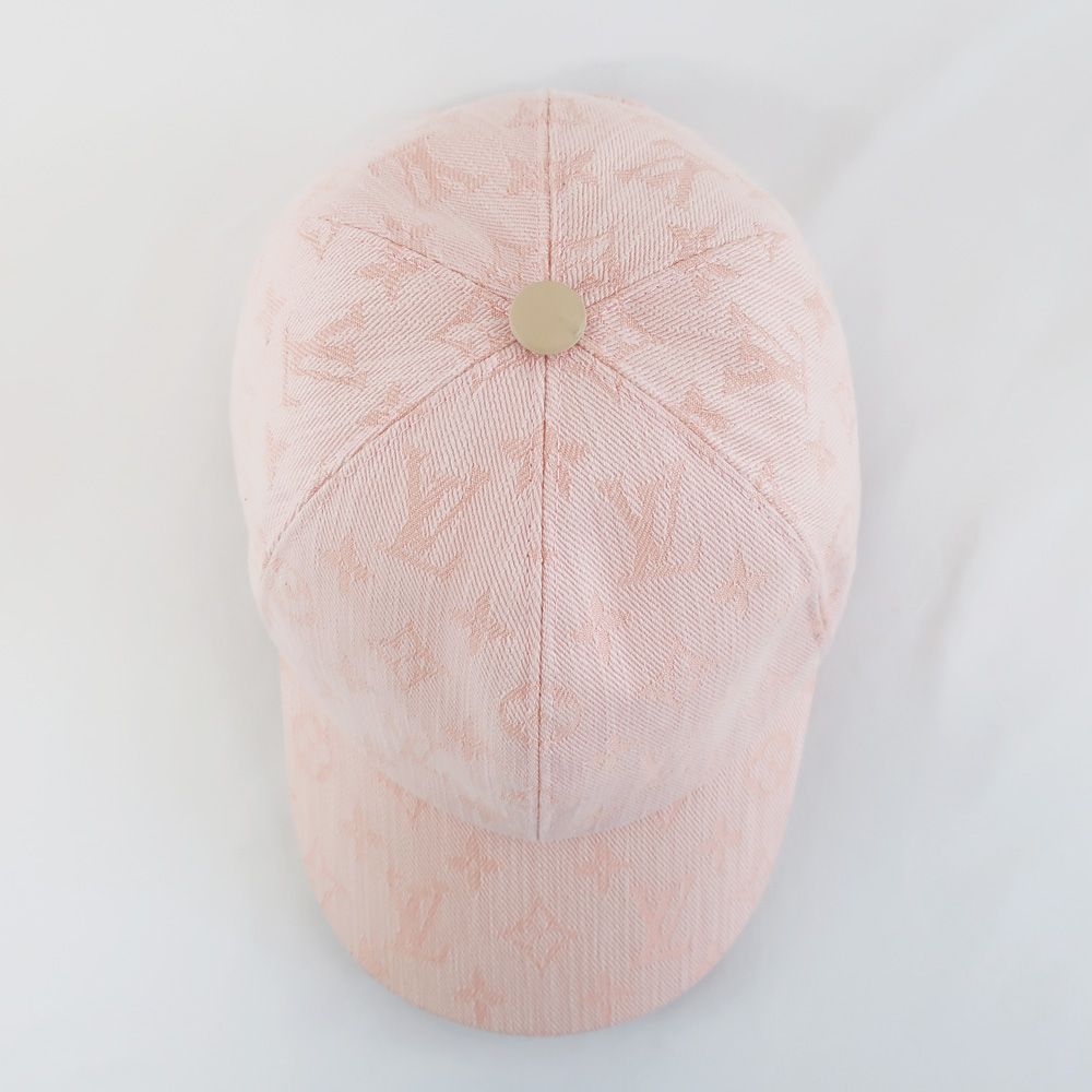 Louis Vuitton キャップ・デニム ピンク ルイヴィトンビーマイキャップ Lサイズ 14146 ピンク レディース