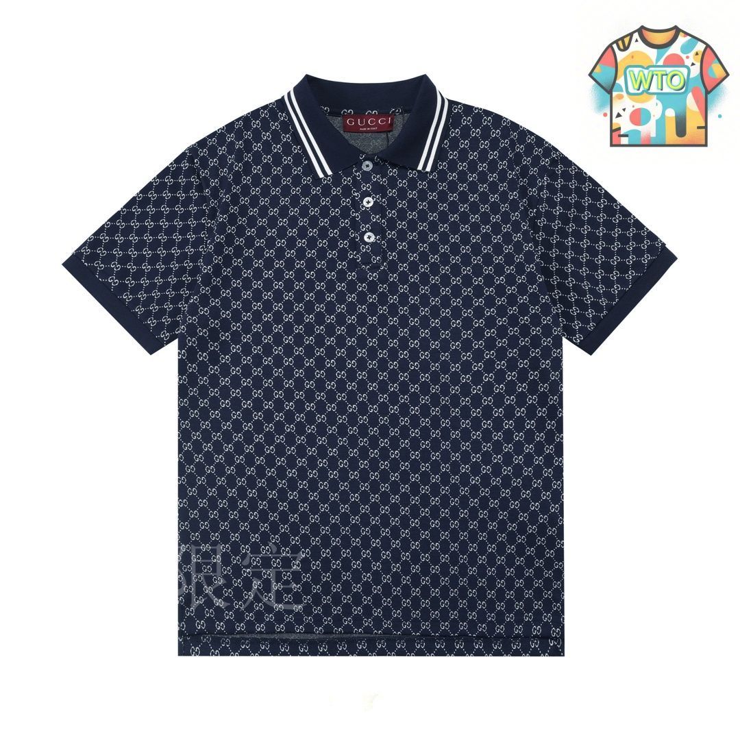 GUCCI ダブルGコットンピケ ポロシャツ 【新品未使用】 753572_XJFUG_9037_001_100_0000