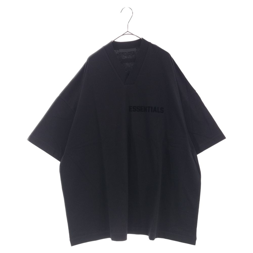 ESSENTIALS V-NECK BLK エッセンシャルズ Vネック Tシャツ-