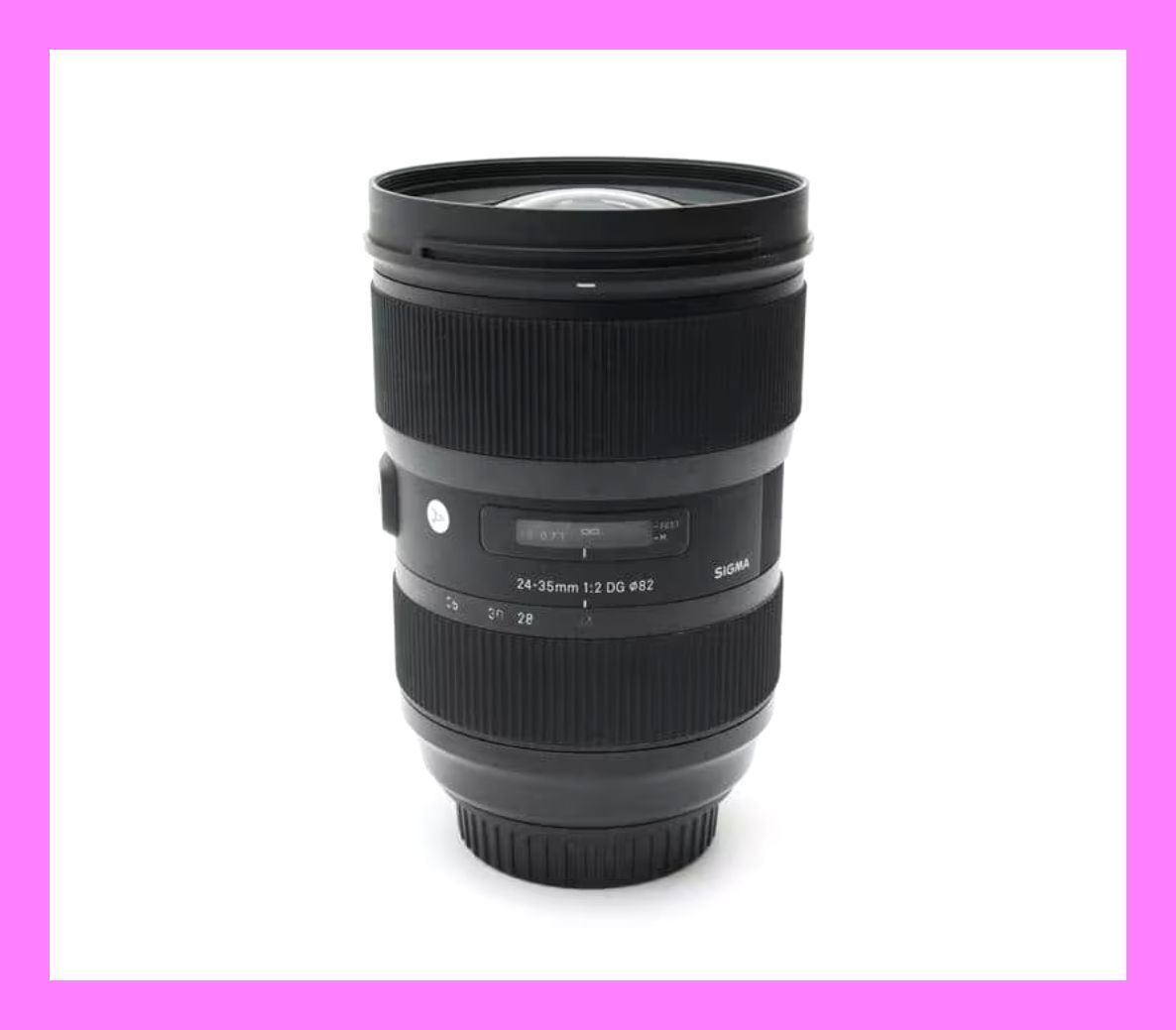 キャノン用 明るいF値2の通しレンズ SIGMA 24-35mm F2 DG HSM Art A015