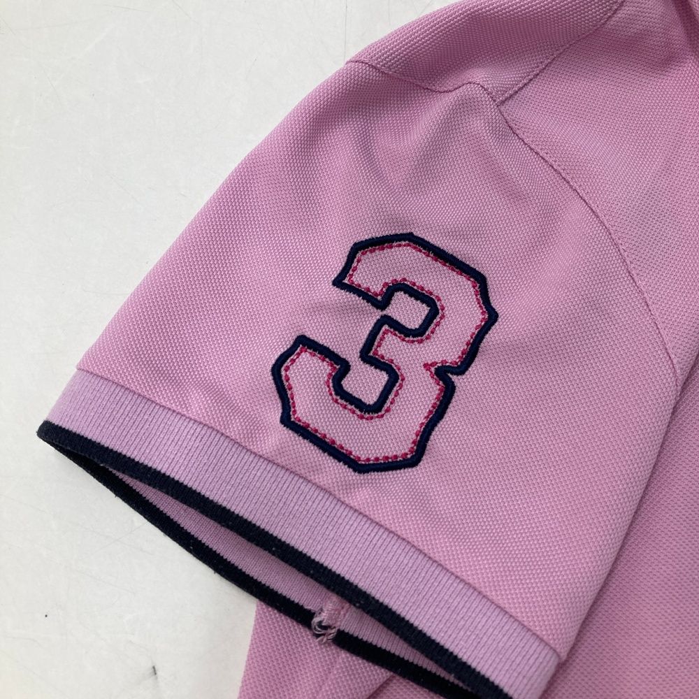 サイズ：38 ADABAT アダバット 372-16160 半袖ポロシャツ ピンク系