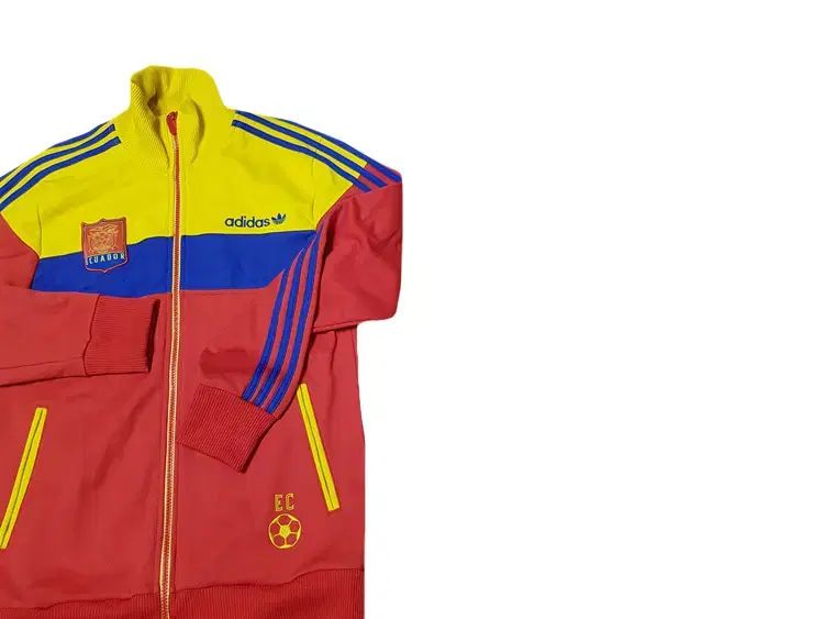 adidasジャージ(エクアドル代表) adidas エクアドル代表 トラックジャケット レッドイエローブルー 韻