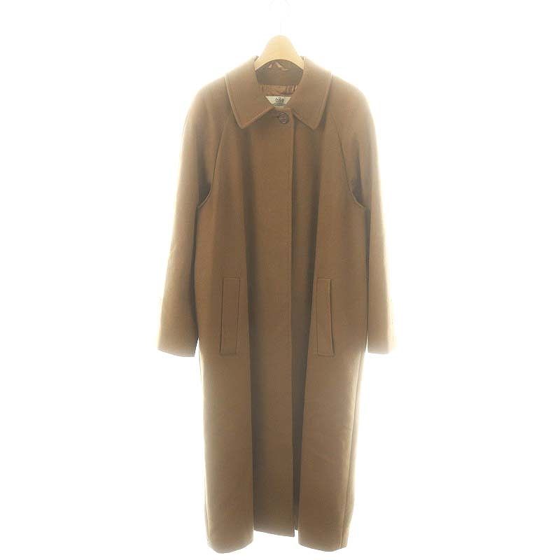 アクアスキュータム AQUASCUTUM ウール ロングコート ステン 茶 |MI OS