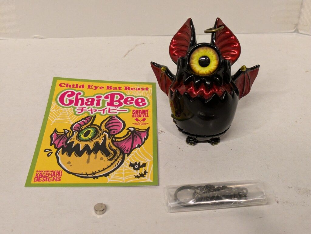 ④ カゲマルデザイン kagemaru designs チャイビー KAGEMARU DESIGNS チャイビー 黒成型/黄色目