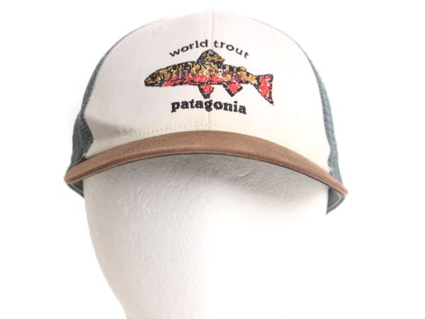 お得なクーポン配布中!】 パタゴニア トラッカー ハット フリーサイズ 古着 Patagonia 帽子メッシュ ベースボール キャップ ワールド  トラウト ブルック フィッシュ - メルカリ