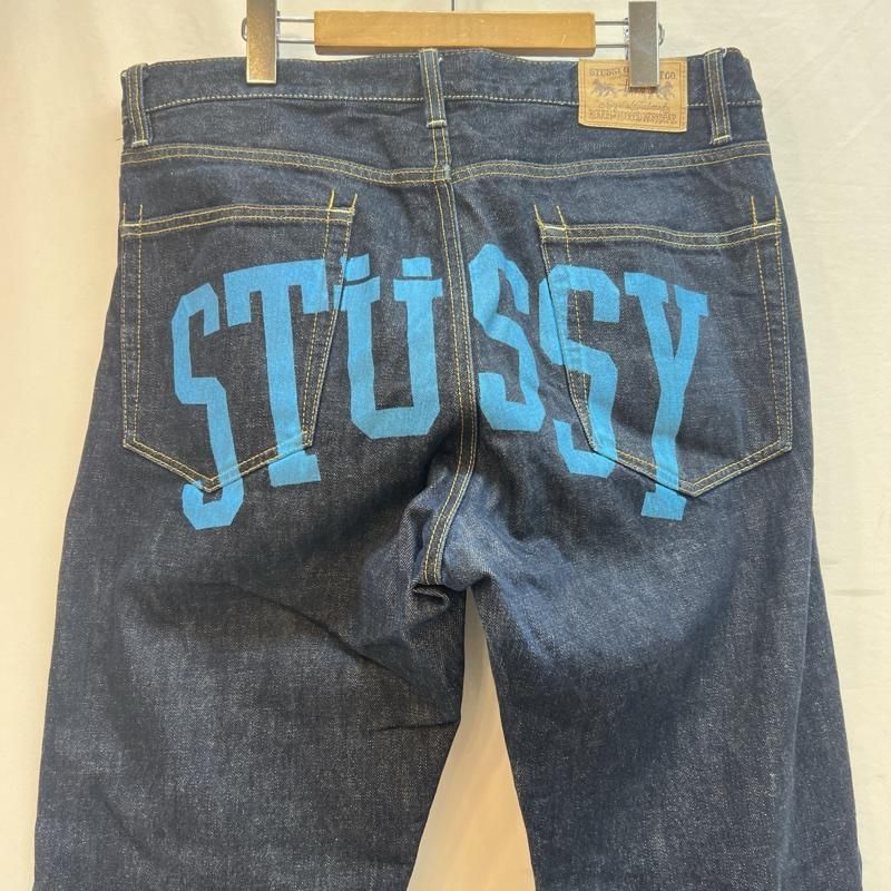 STUSSY ステューシー パンツ デニム、ジーンズ 00s バックロゴ STUSSY ステューシー パンツ デニム、ジーンズ 00s バックロゴ