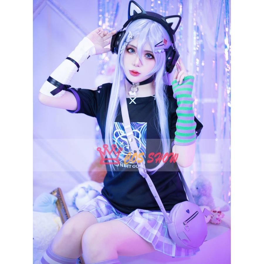 プロジェクトセカイ プロセカ 25時 ナイトコードで 宵崎奏 コスプレ衣装 この街一番の専門店で 特訓後 cosplay 仮装 バッグ追加 イベ