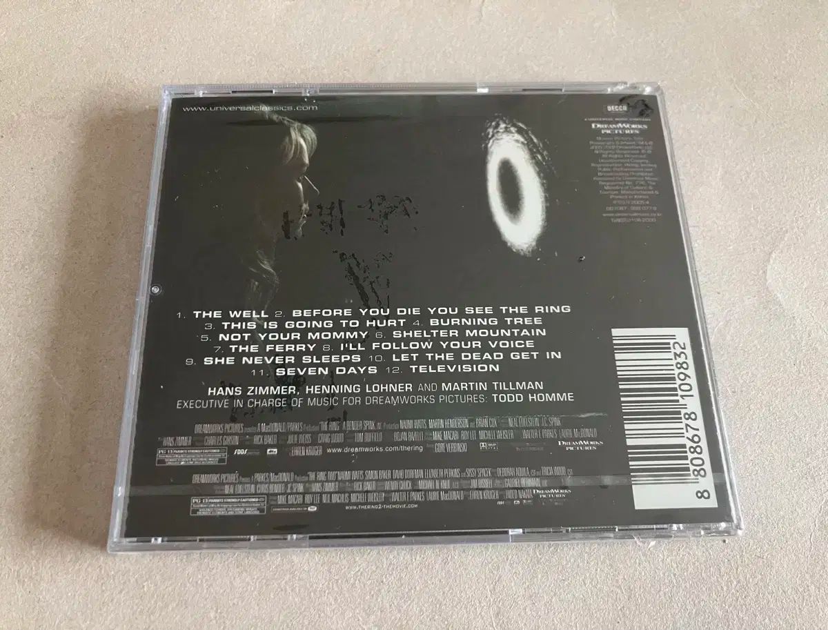 公式トレカ 公式フォトカード 映画 リング 2 OST CD ハンス ジマー 映画音楽 WWW_TRAVELLANDINDIA_COM