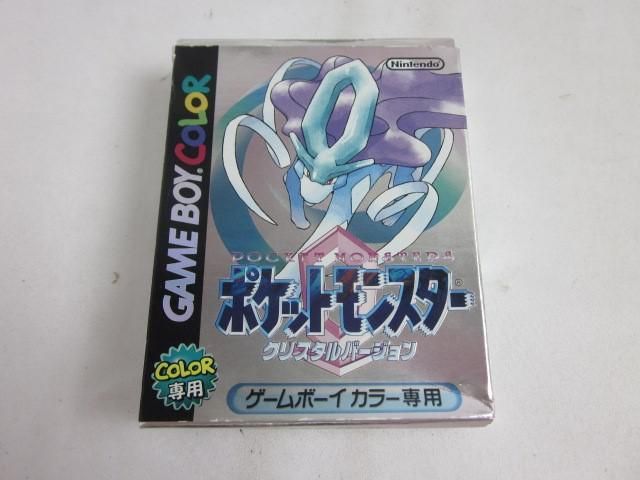  中古品 ゲーム ゲームボーイ ソフト ポケットモンスター クリスタルバージョン 取扱説明書 箱あり