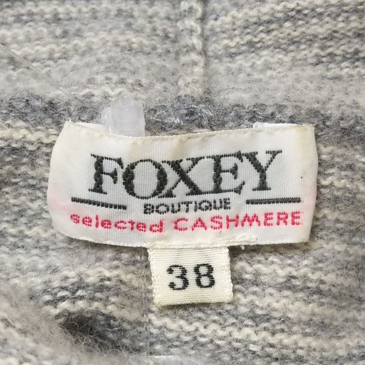 フォクシーニットトップス ハイネック FOXEY半袖ニットトップス38