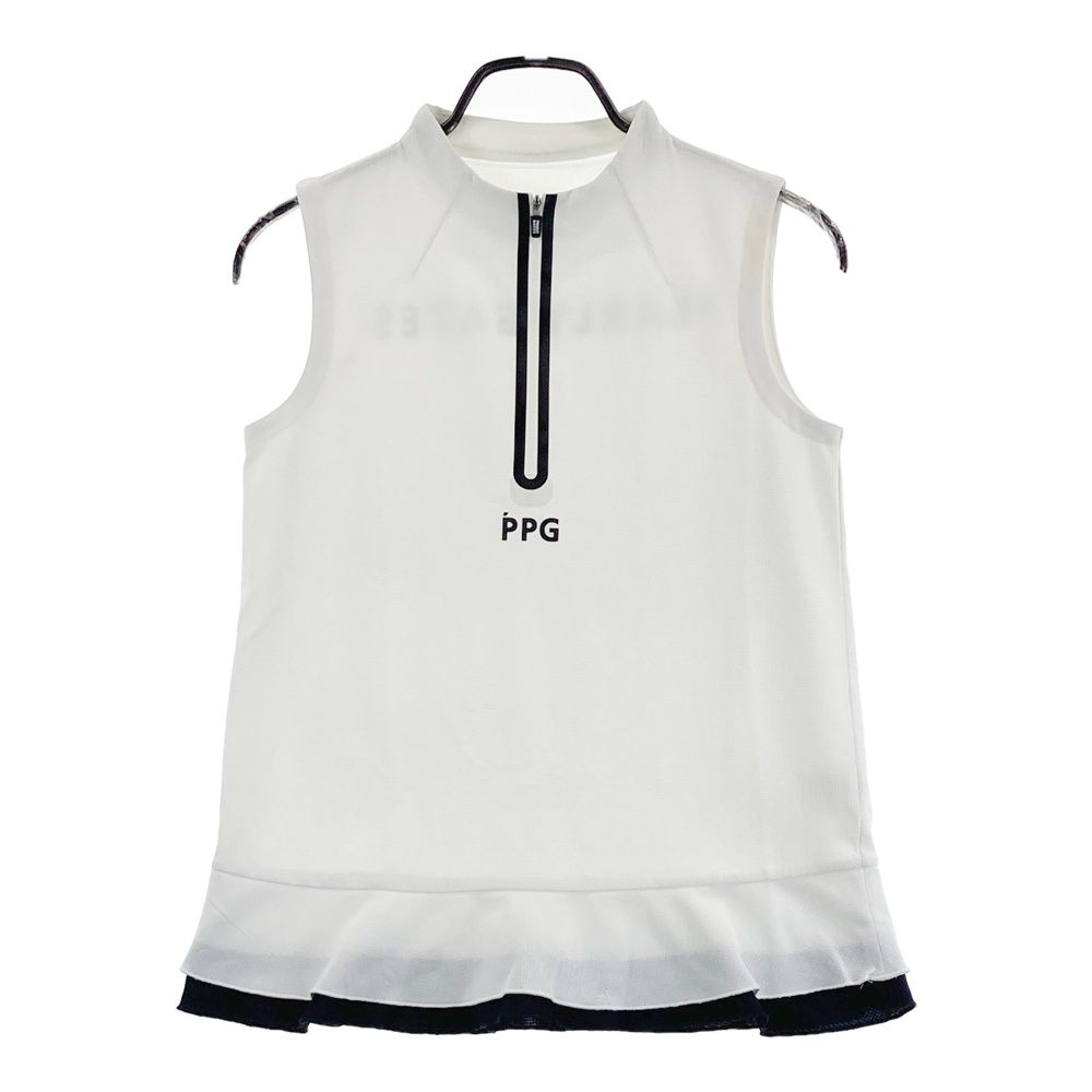 【1回着用】パーリーゲイツ　ベスト　ノースリーブ　サイズ1 1回着用】パーリーゲイツ ベスト ノースリーブ サイズ1