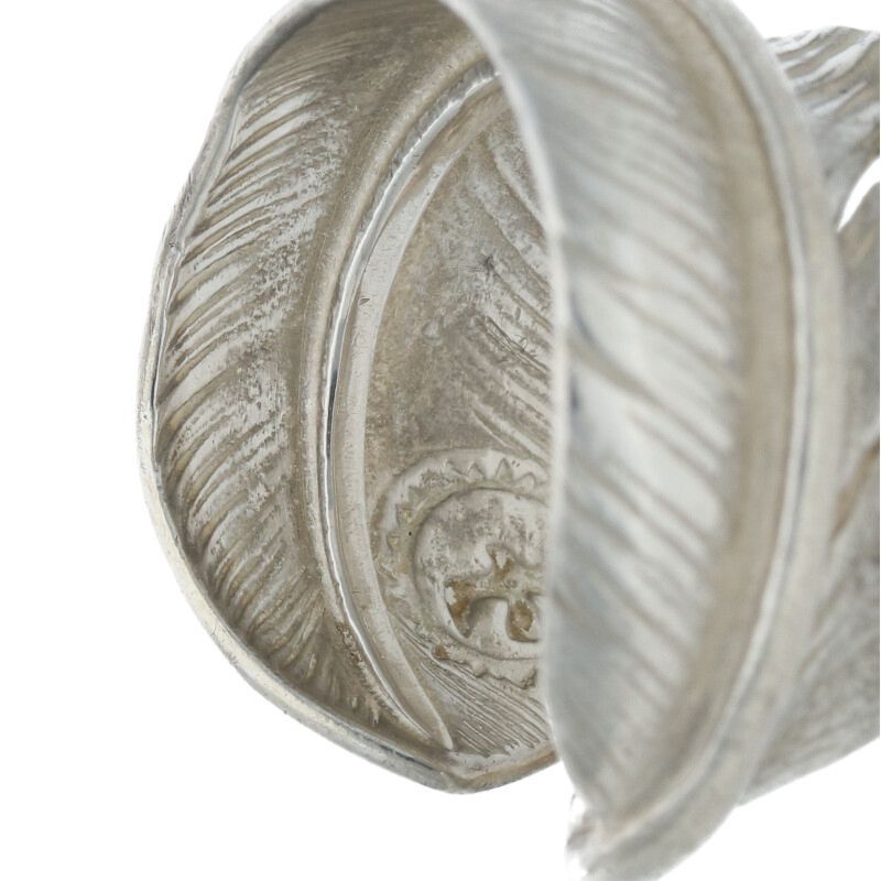 ま*ん様 ゴローズ　特大フェザーリング　プレーン ゴローズ プレーン特大フェザー リング メンズ 17号 - メルカリ