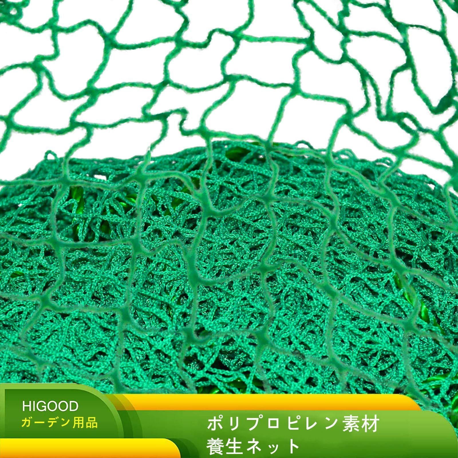 人気商品】多目的PP養生ネット 万能グリーンネット 5x5m グリーン
