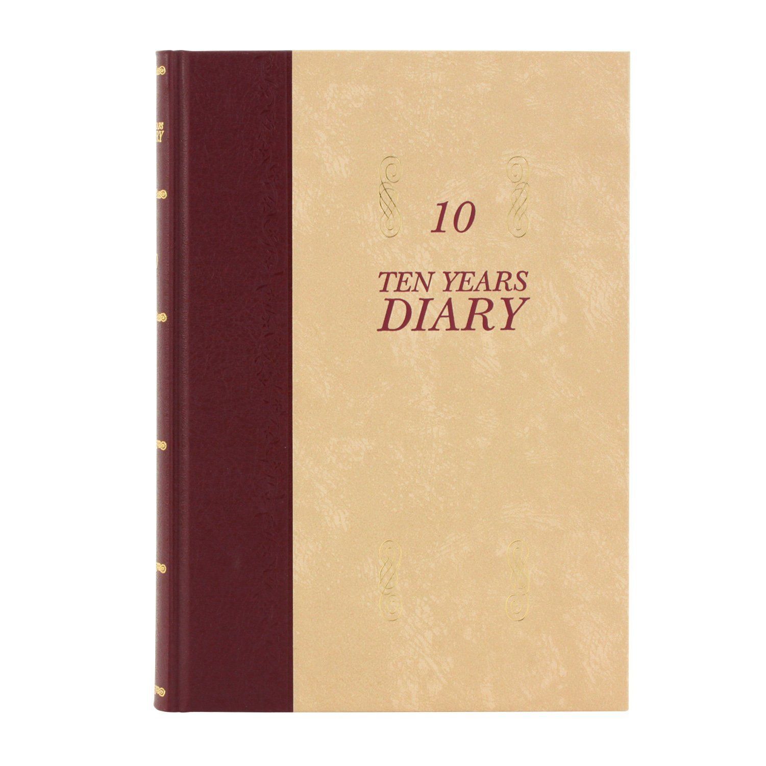1年4行 アピカ 日記帳 10年日記 横書き B5 日付け表示あり D313