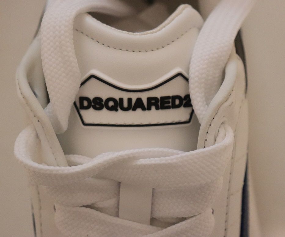 DSQUARED2 ディースクエアード 新品メンズレザースニーカー 43 146300 