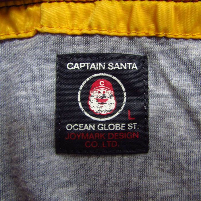 キャプテンサンタ CAPTAIN SANTA メンズ ラバープリント ロングスリーブ スウェット L トレーナー レッド ba06dd-rk05c00326 キャプテンサンタ 日本製 プリント 長袖 スウェット トレーナー S