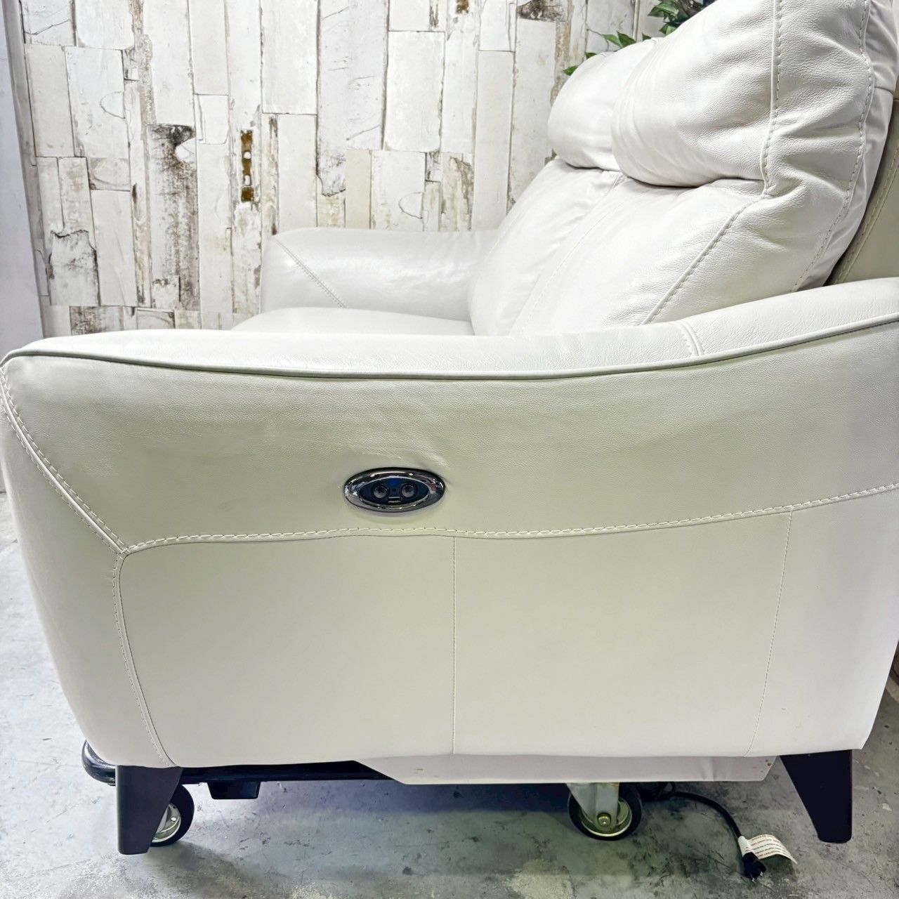 直接引取りのみ】3人掛け 両電動 リクライニングソファ(アネーロ SK BR