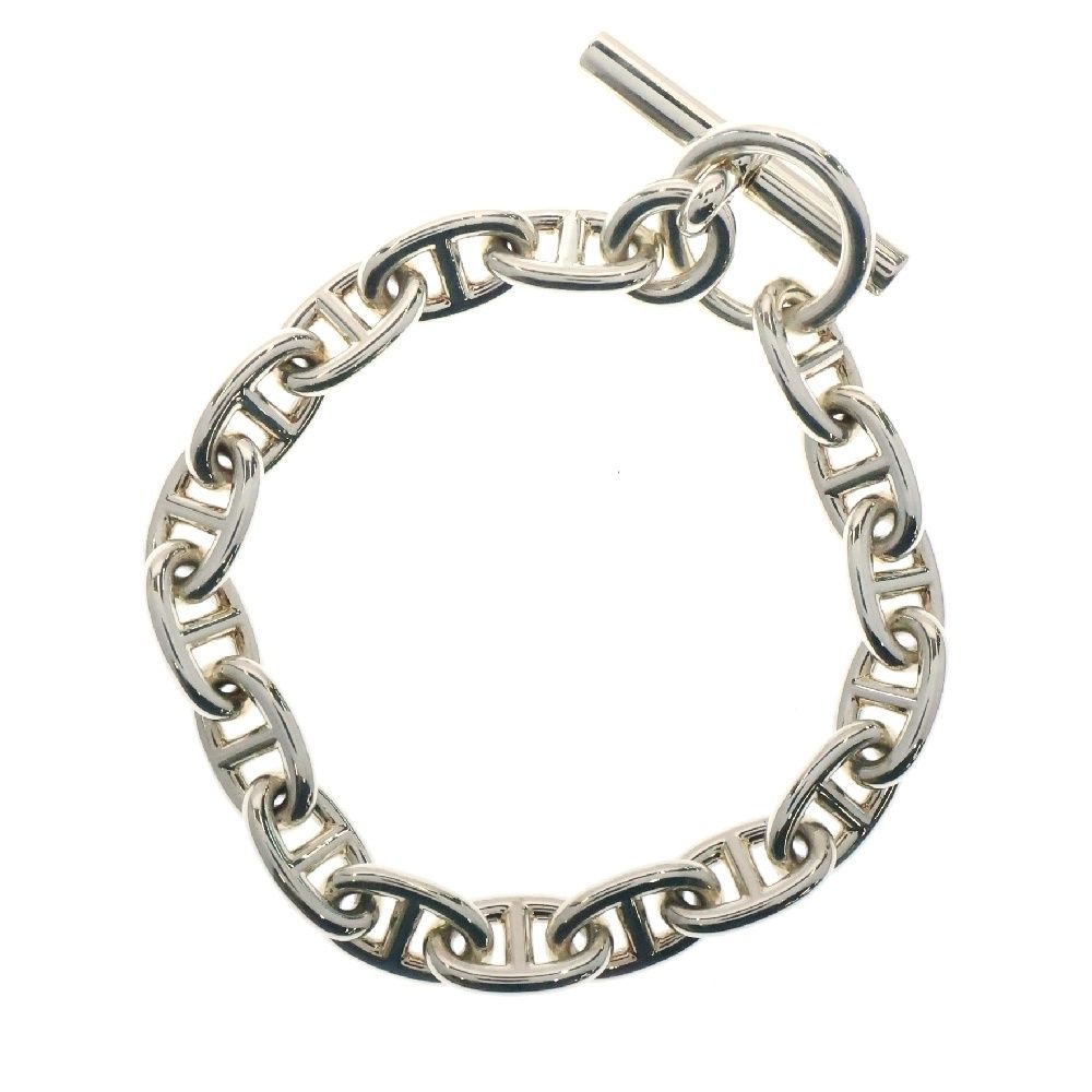 HERMES (エルメス) シェーヌダンクルMM ブレスレット Ag925 17コマ  