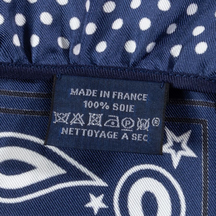 HERMES エルメス カレ70 Brides de Gala Bandana a Pois ブリッド  