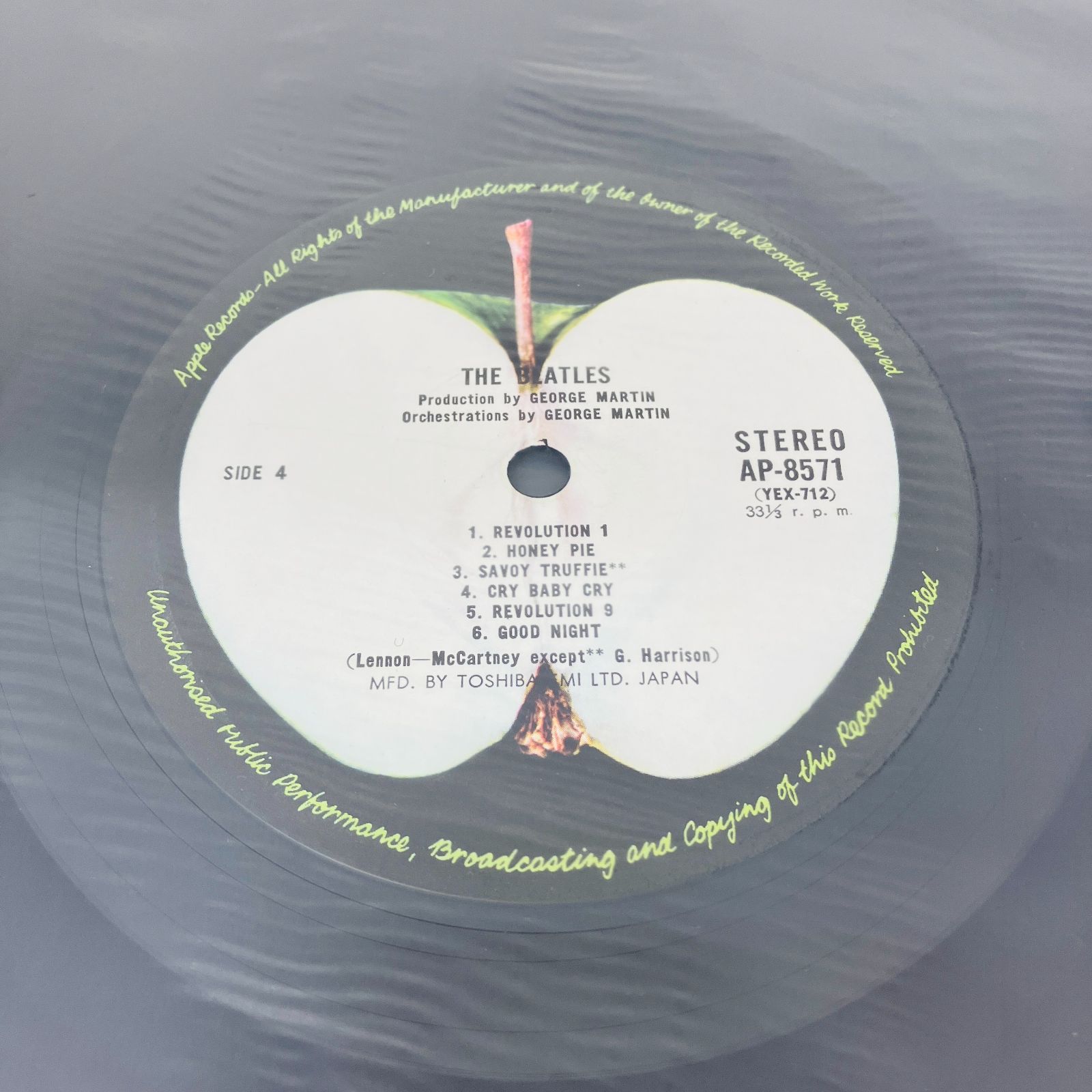 A【ポスター付き】レコード LP The Beatles The Beatles