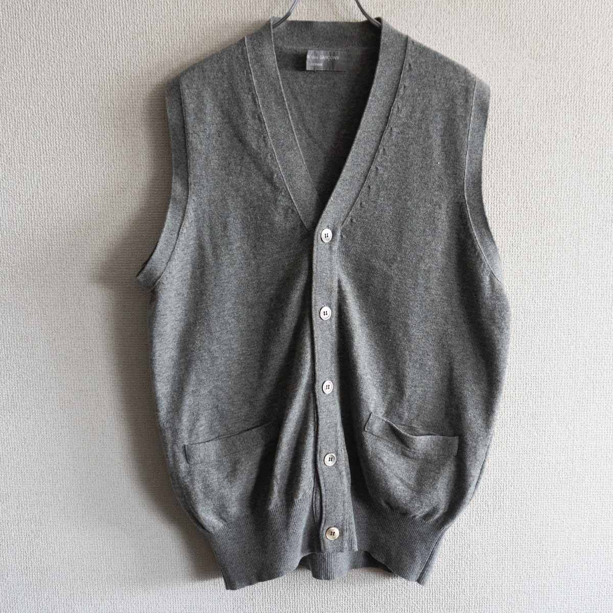 90s】COMME des GARCONS HOMME 【ウール ニット ベスト】 90年代