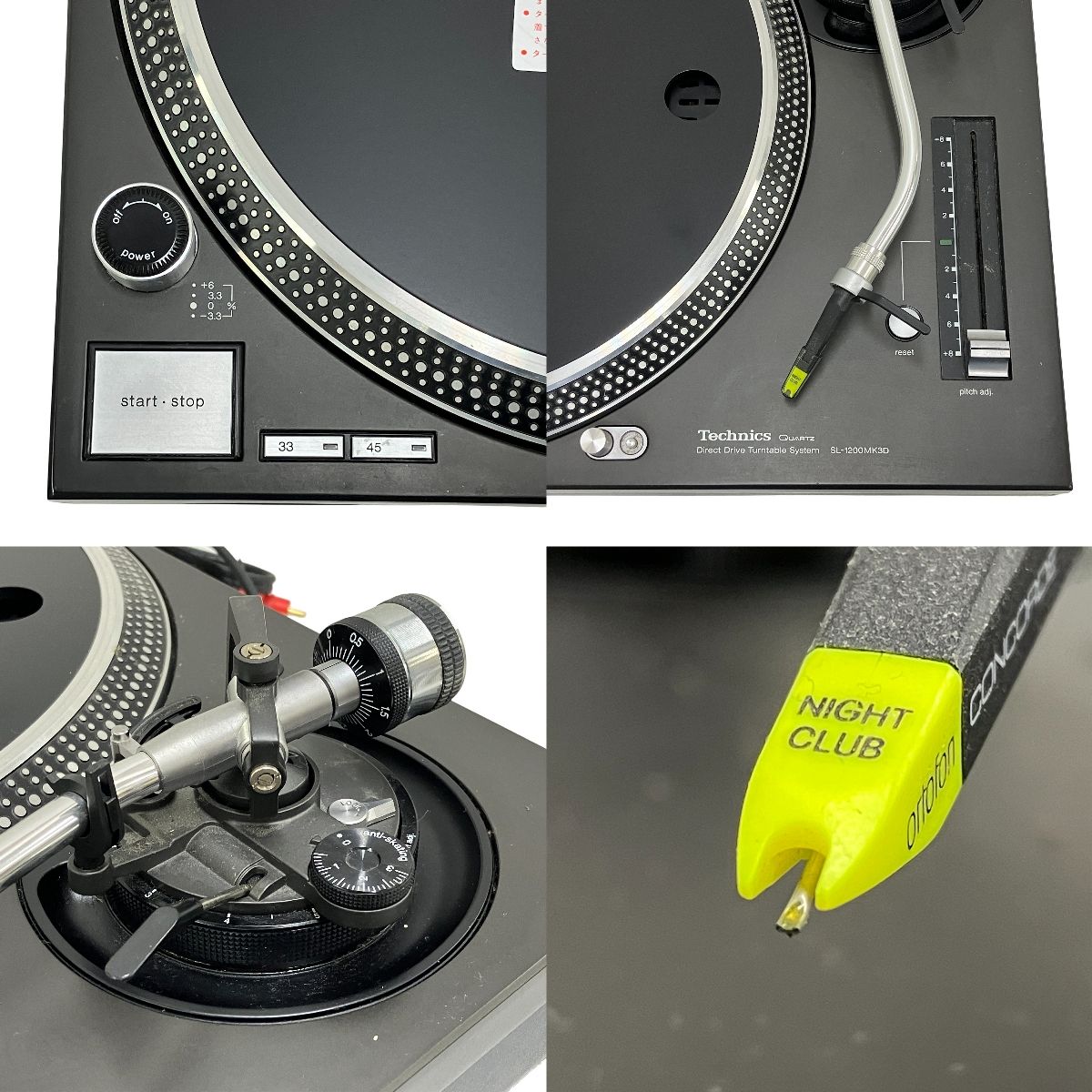 【激安大特集】 Technics SL-1200MK3D ターンテーブル レコードプレーヤー テクニクス 音響機器 T10504755