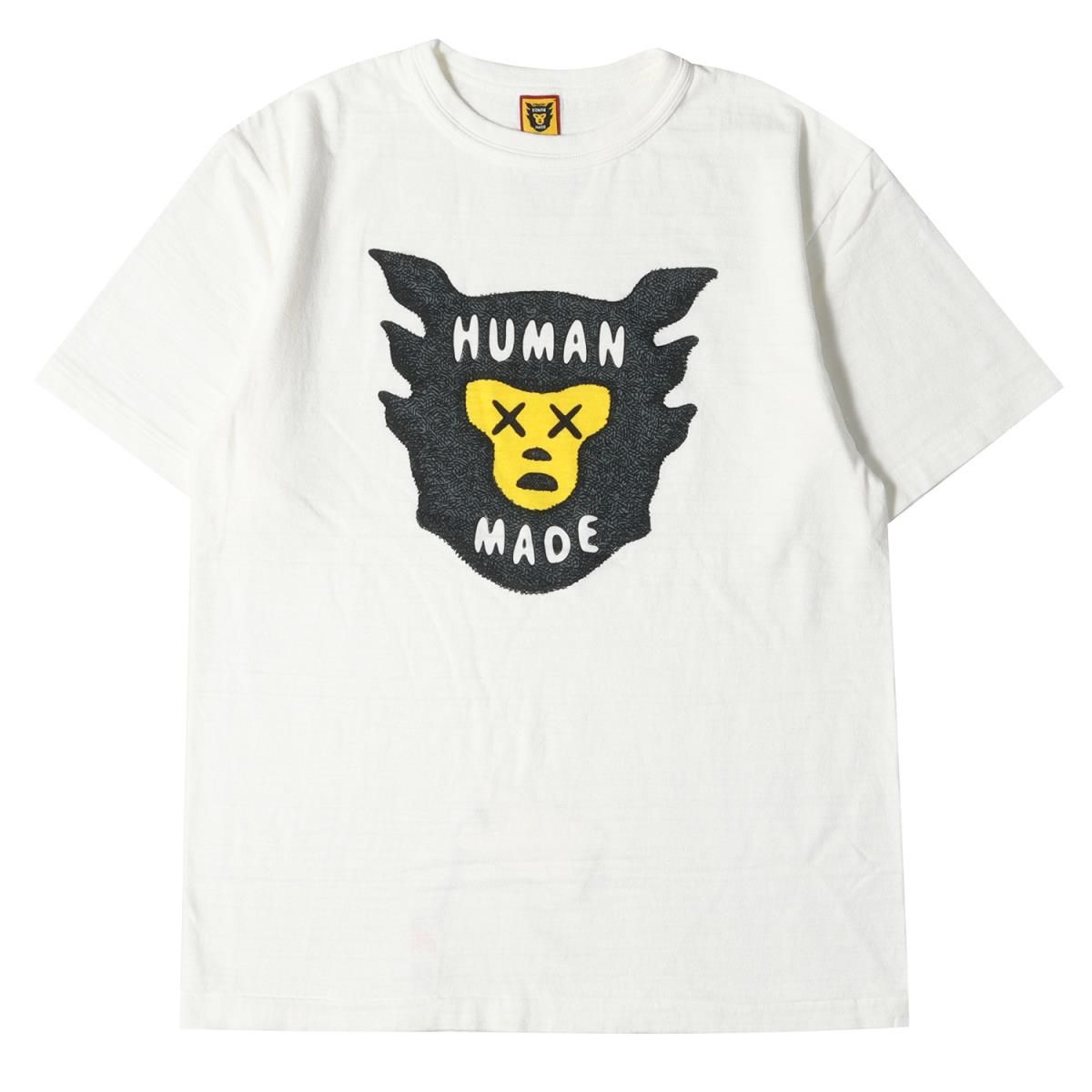 美品 HUMAN MADE ヒューマンメイド Tシャツ サイズ:M KAWS カウズ 