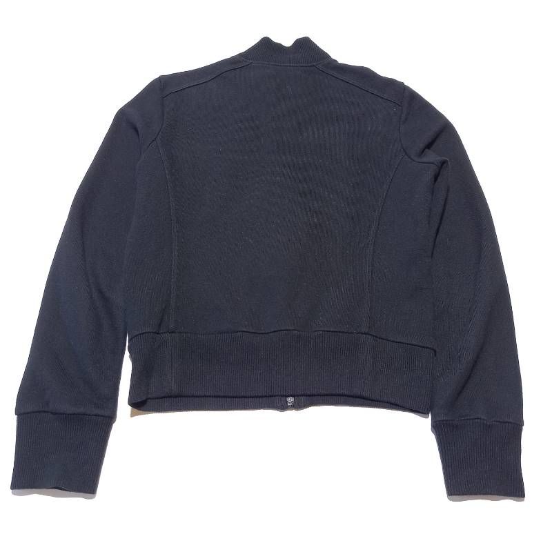 バーバリー ブルーレーベル ジップアップ ジャケット ブラック 黒 38