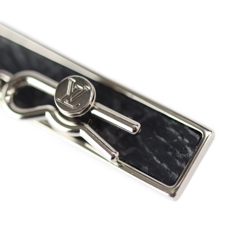 LOUIS VUITTON ネクタイピン　モノグラム　ブラック　M68883 LOUIS VUITTON ネクタイピンモノグラムブラックM68883