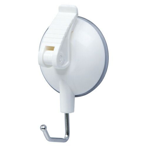 （まとめ） 吸着フック オート レバー式吸盤フック 白 QHC-09 4971516009886 ●耐荷重：約３ｋｇ●規格：中 1個【×40セット】