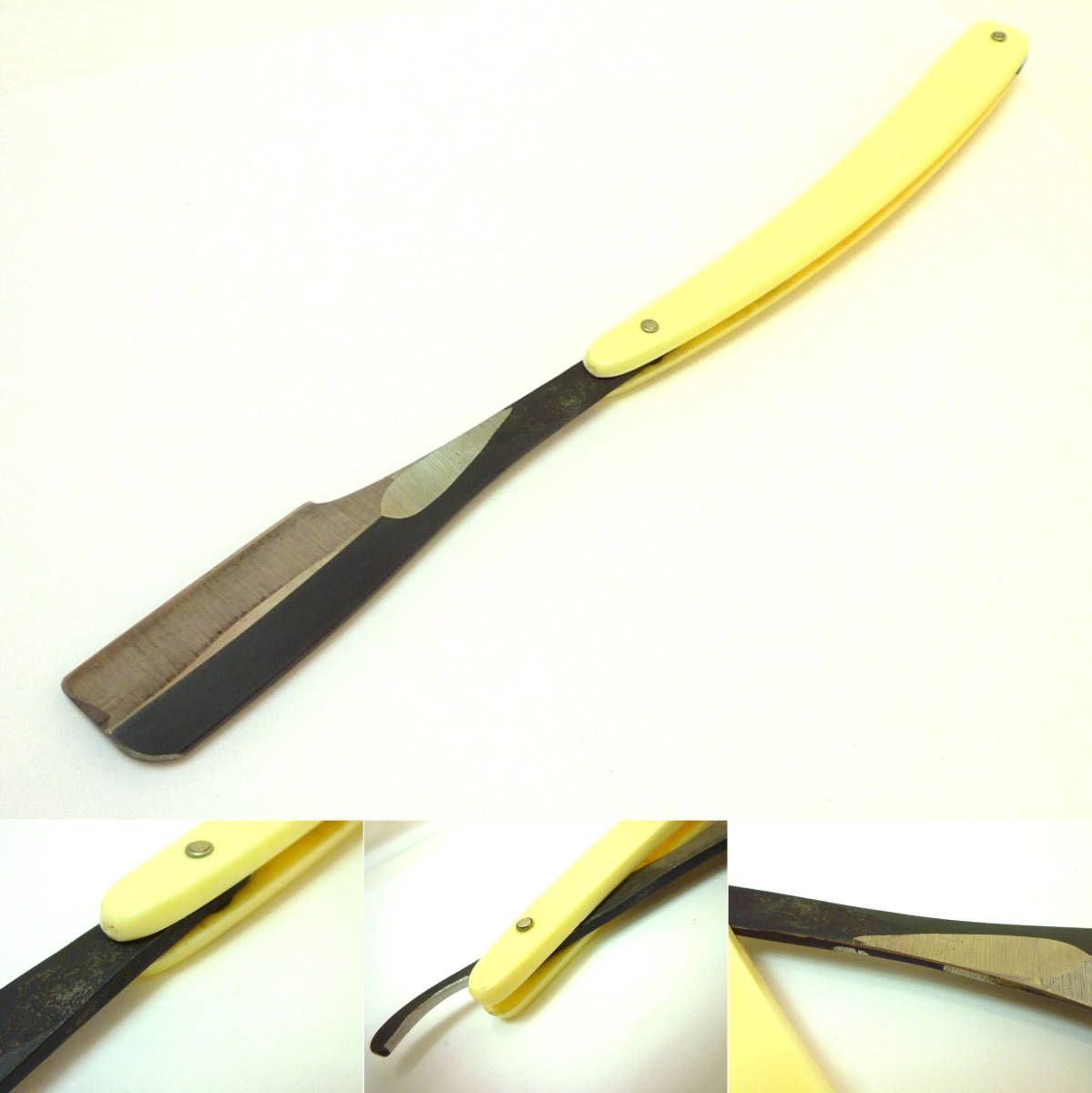 日本剃刀　玉鋼　岩崎　スキ直し済み ビンテージ 岩崎重義 玉鋼 日本剃刀 1丁掛（上） | 日本刃物総本店