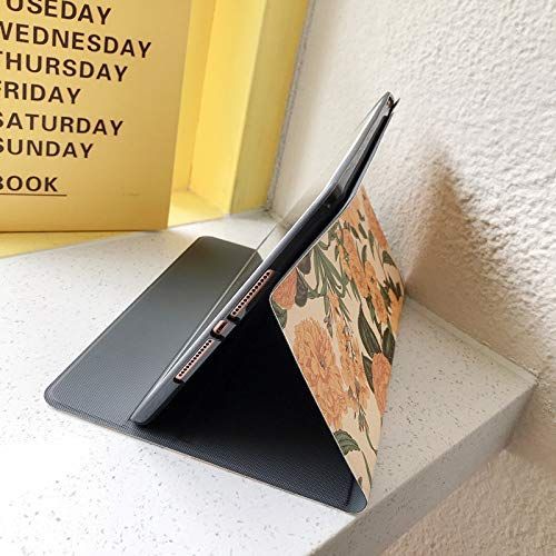 数量 iPad 5 6 Air 2 ケース 花柄 ペンホルダー付き Apple Pencil 収納 女性 第6世代 第5世代 9 7 インチ カバー オリジナル 印刷 お洒落 ブック式