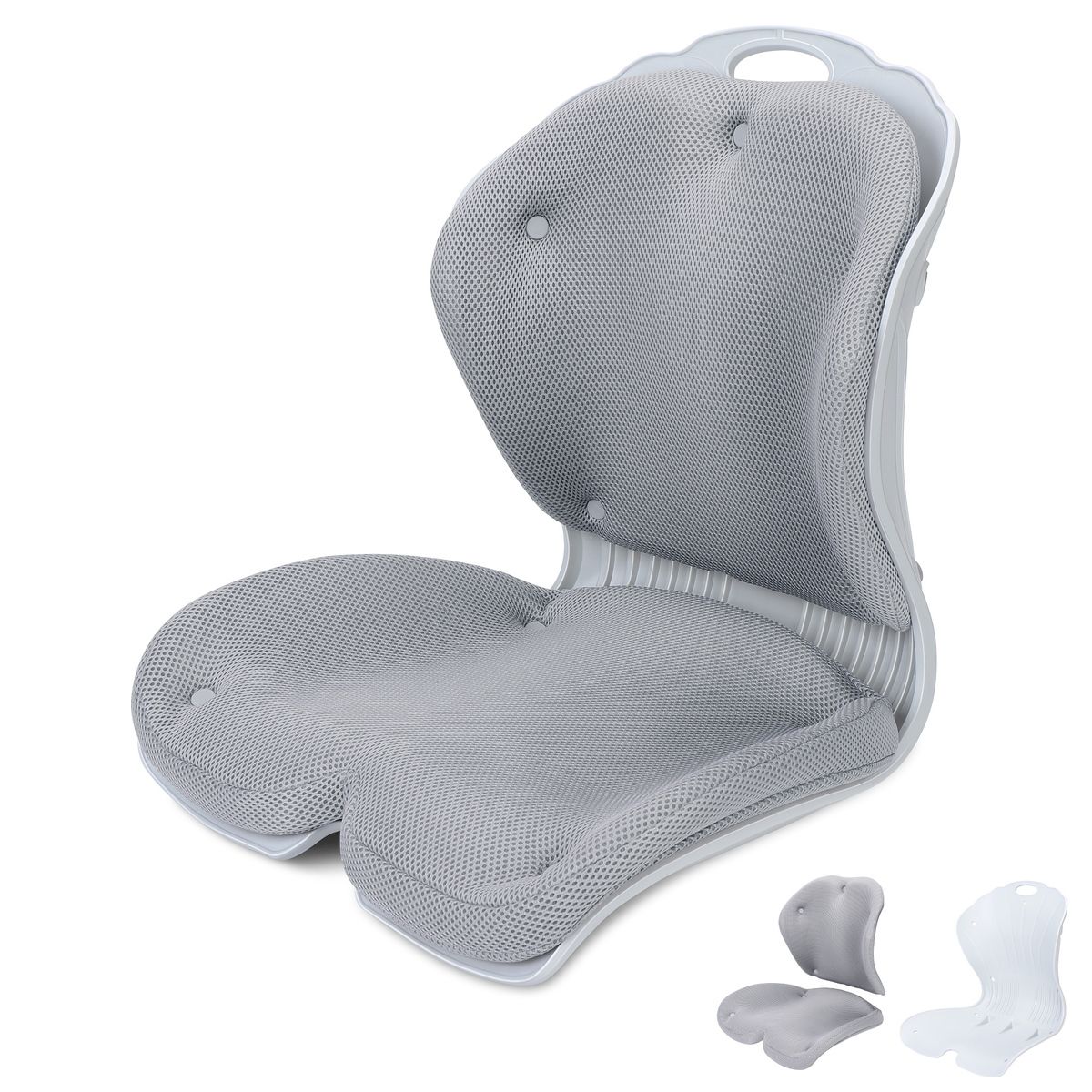 在宅勤務・オフィスに】姿勢矯正 椅子 骨盤サポート 高反発クッション