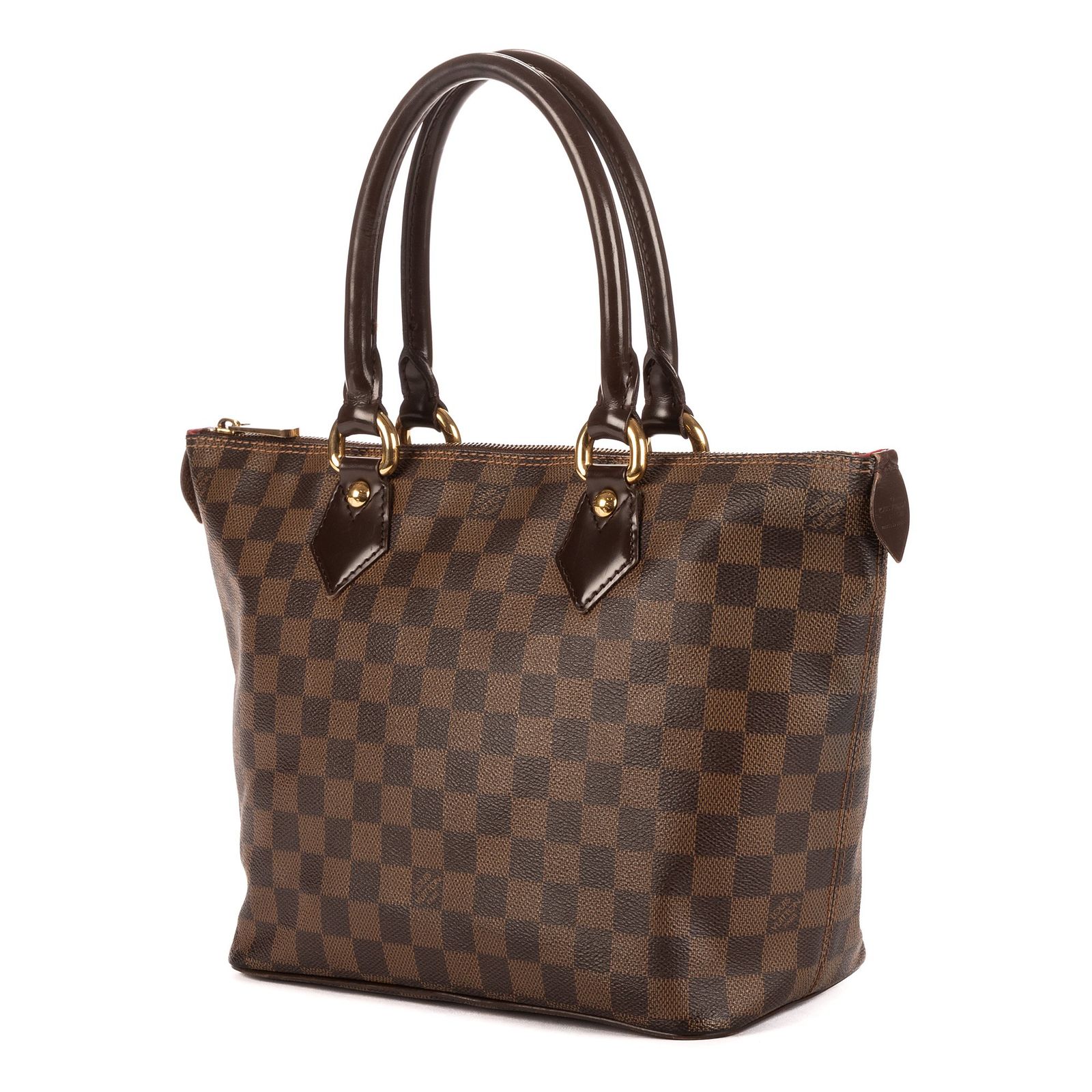 LOUIS VUITTON ルイヴィトンサレヤ茶色ダミエ エベヌAB