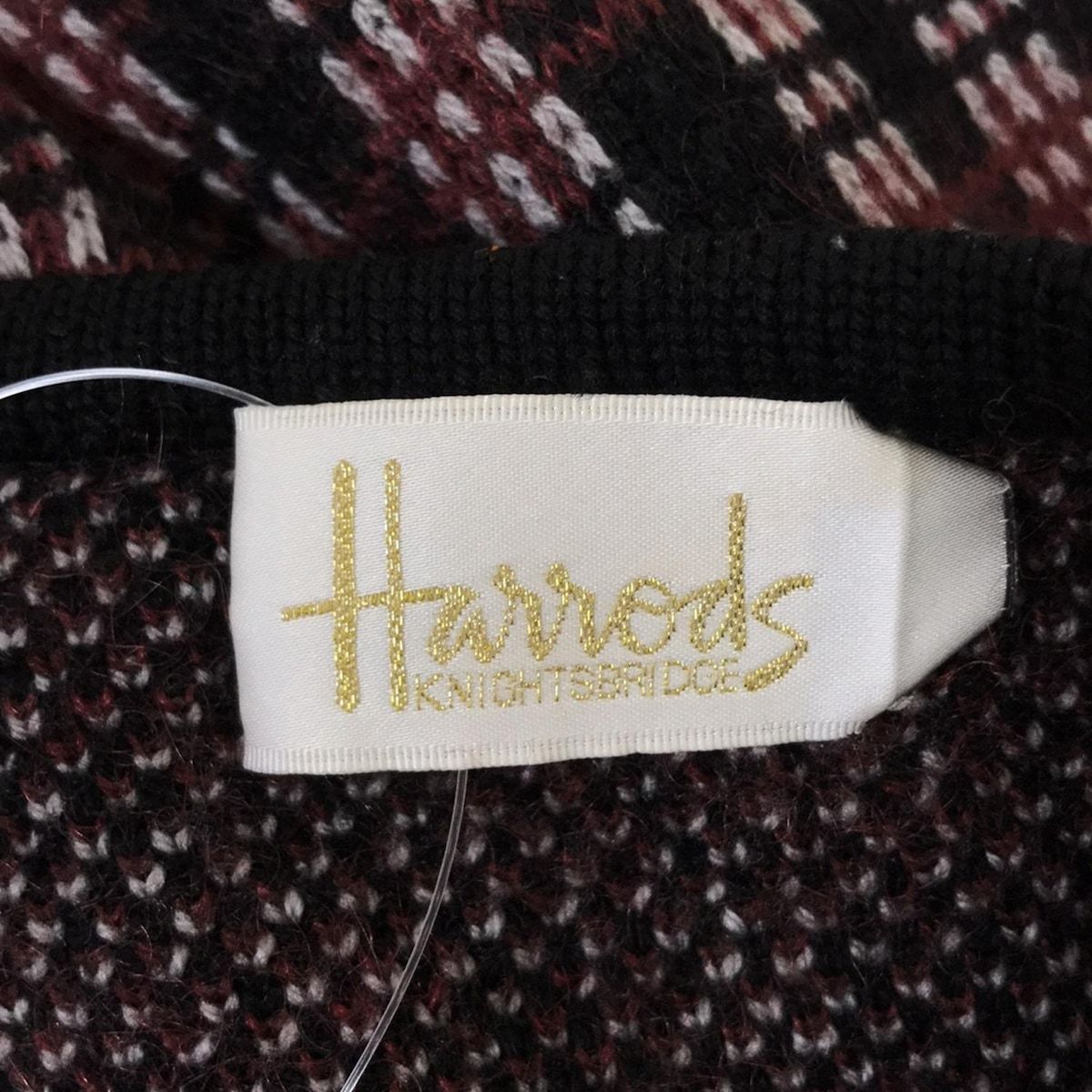 HARRODS(ハロッズ) ジャケット レディース - 黒×レッド×ライト