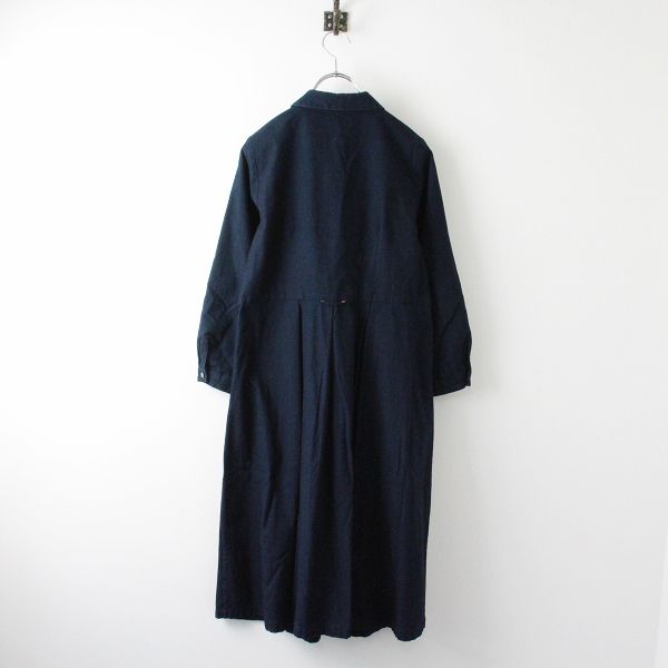 pal'las palace パラスパレス コットン インディゴ染 シャツワンピース