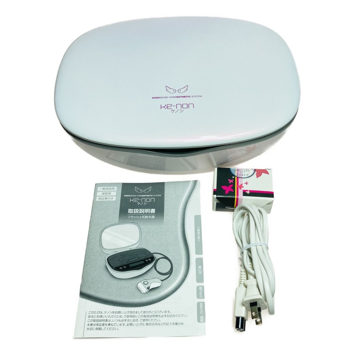 Ke-nonケノン Ver.6.0 フラッシュ式脱毛器【使用品：状態綺麗】
