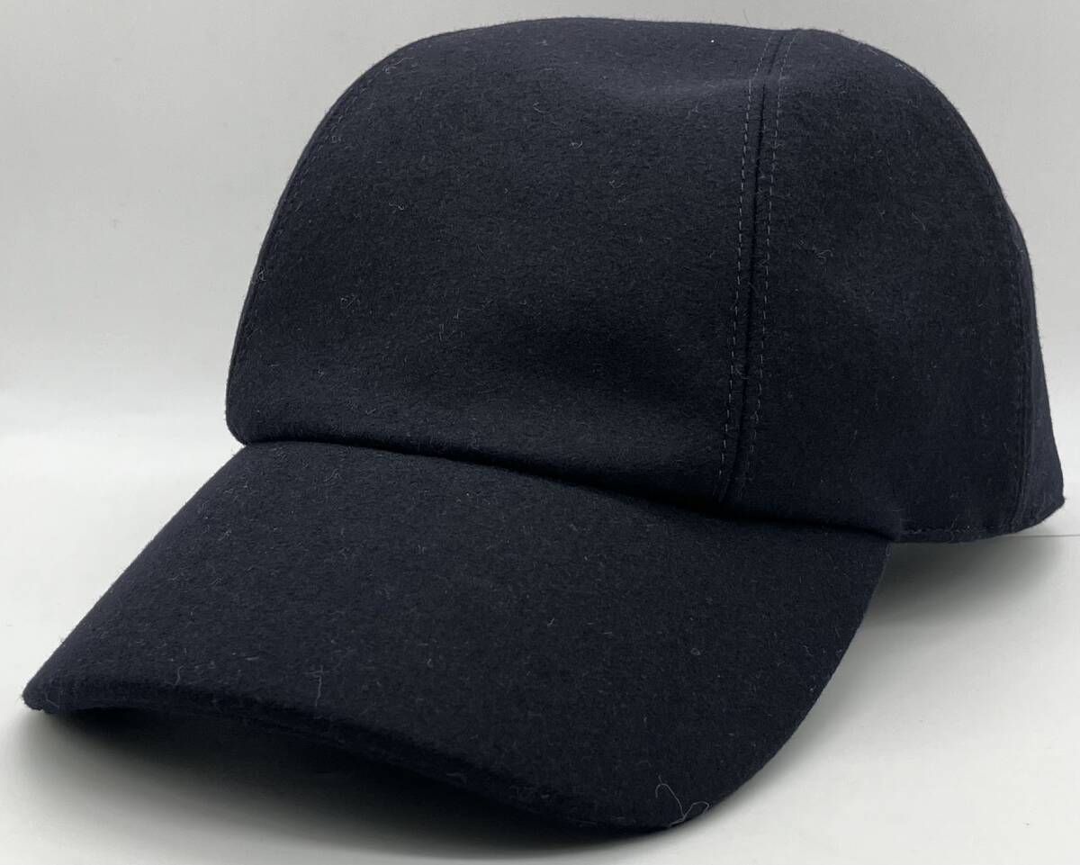 HERMES キャップ サイズ60 カシミア ブラック エルメス 帽子 付属品有り 服飾