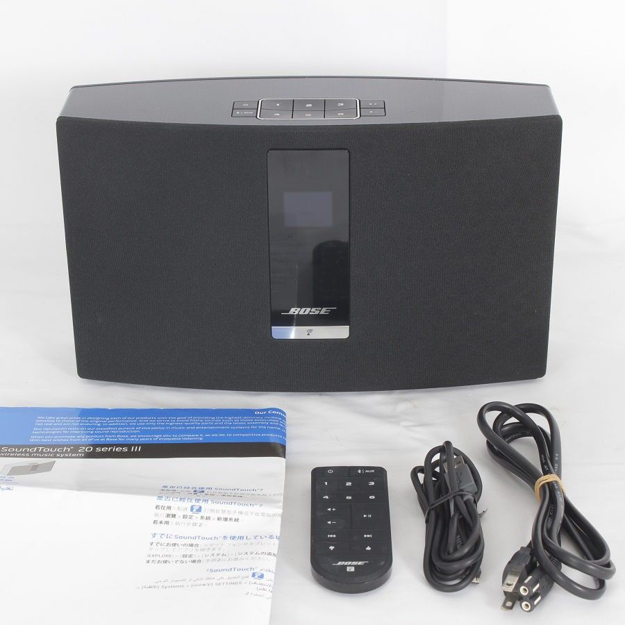 Bose SoundTouch 20 Series III wireless music system ブラック ワイヤレスミュージックシステム ボーズ  サウンドタッチ 本体 - メルカリ