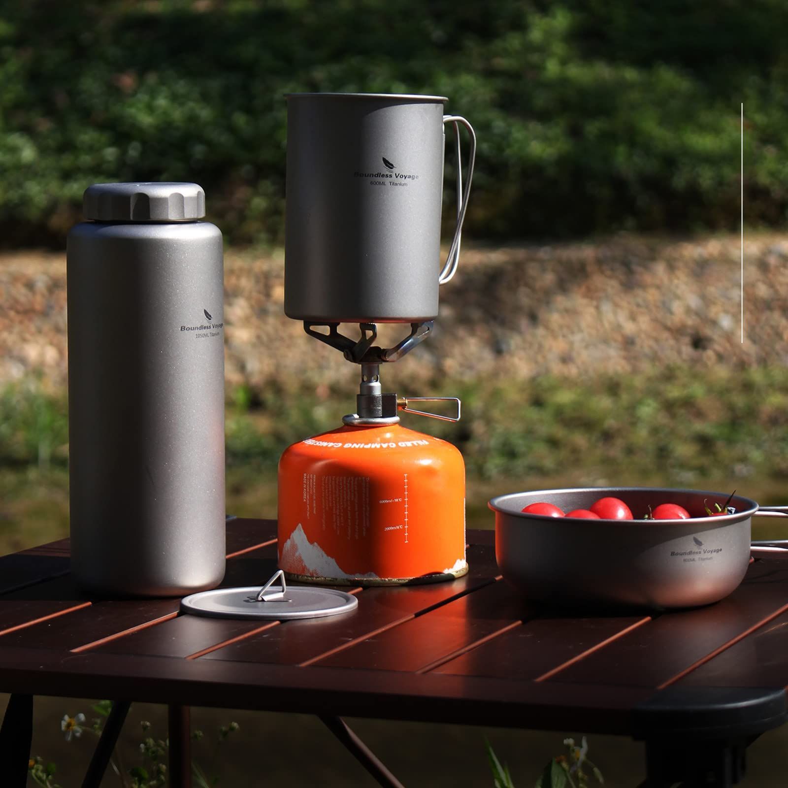 純チタン99.8%！モネの絵画のような美しく軽量で丈夫なチタンの水筒|TAI°C