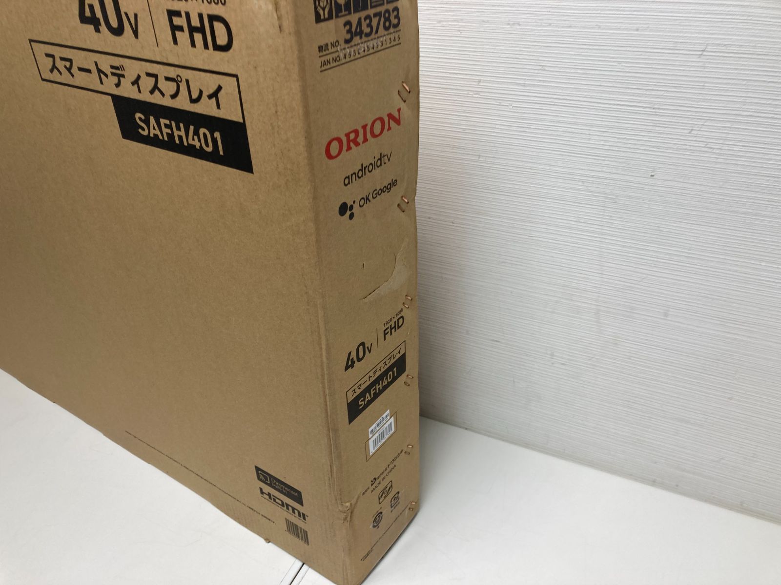 □未使用品□ORION オリオン SAFH401 スマートディスプレイ 40V 40